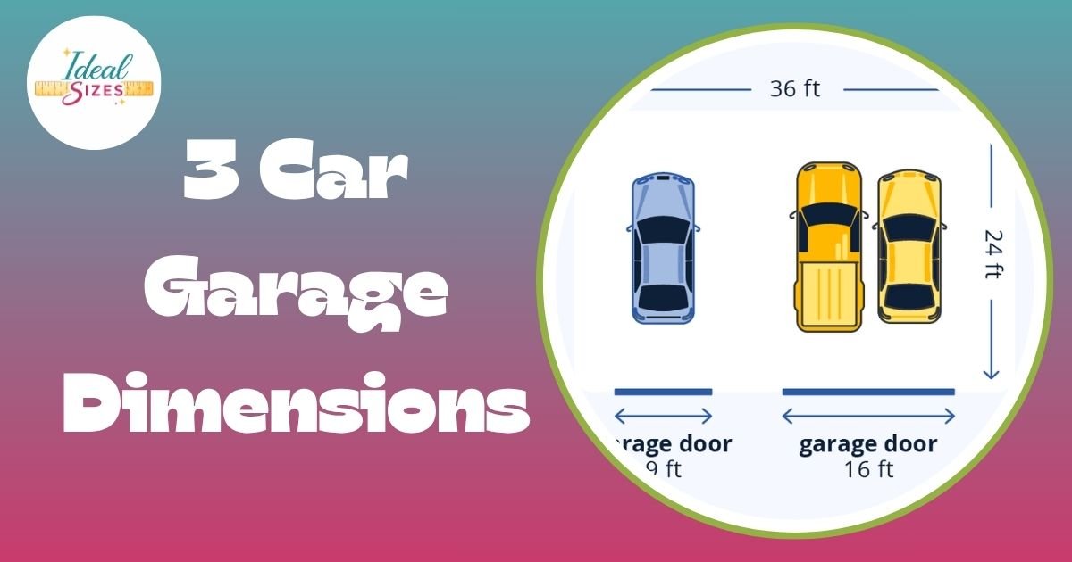 3 Car Garage Dimensions