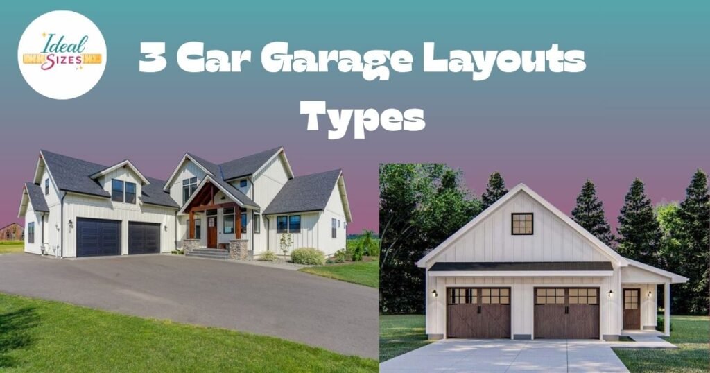 3 Car Garage Layouts Types
