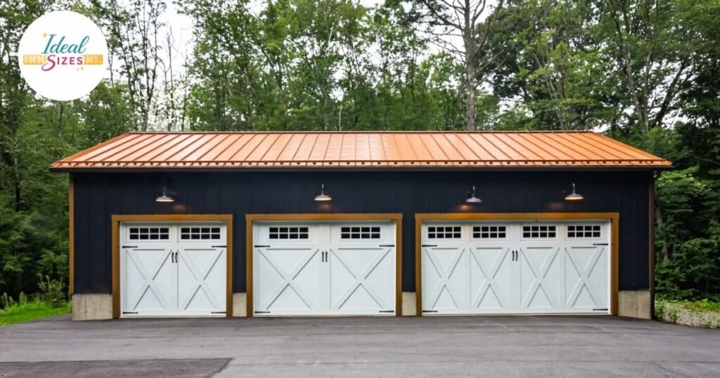 Dimensions Of A Three Car Garage