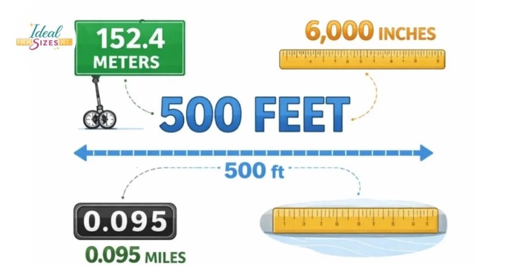How Many Miles is 500 Feet