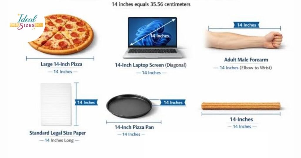 14 Inches Compared to Everyday Objects