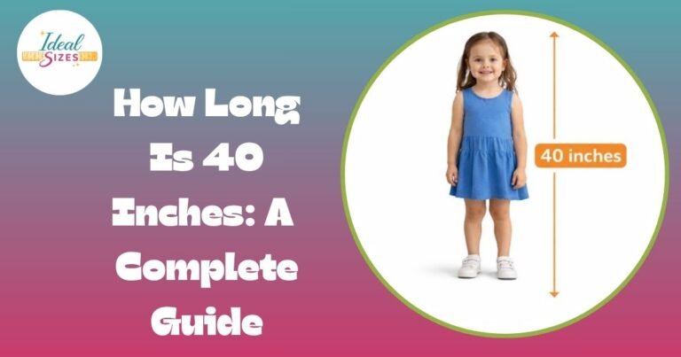 How Long Is 40 Inches