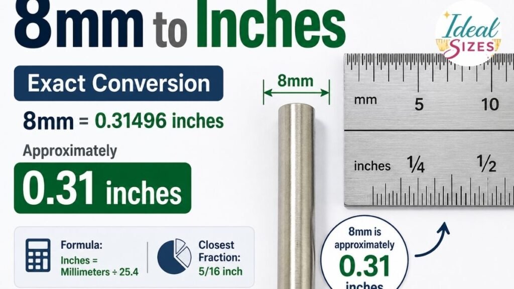 What Is 8mm in Inches