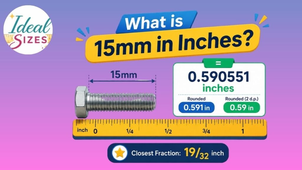 What is 15mm in Inches