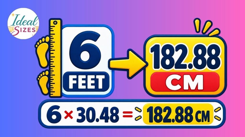 6 Feet in CM