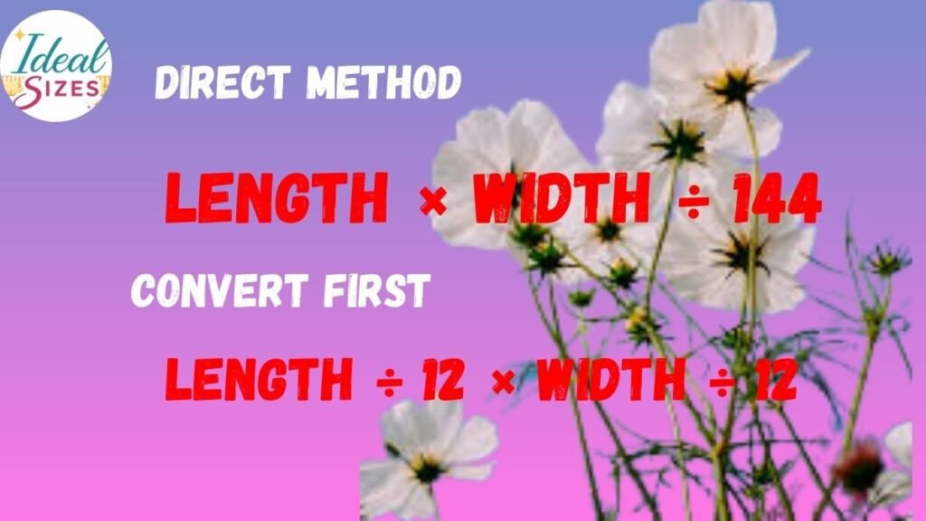 How to Convert Inches to Feet