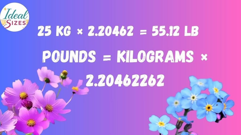 25 kg to Pounds Formula