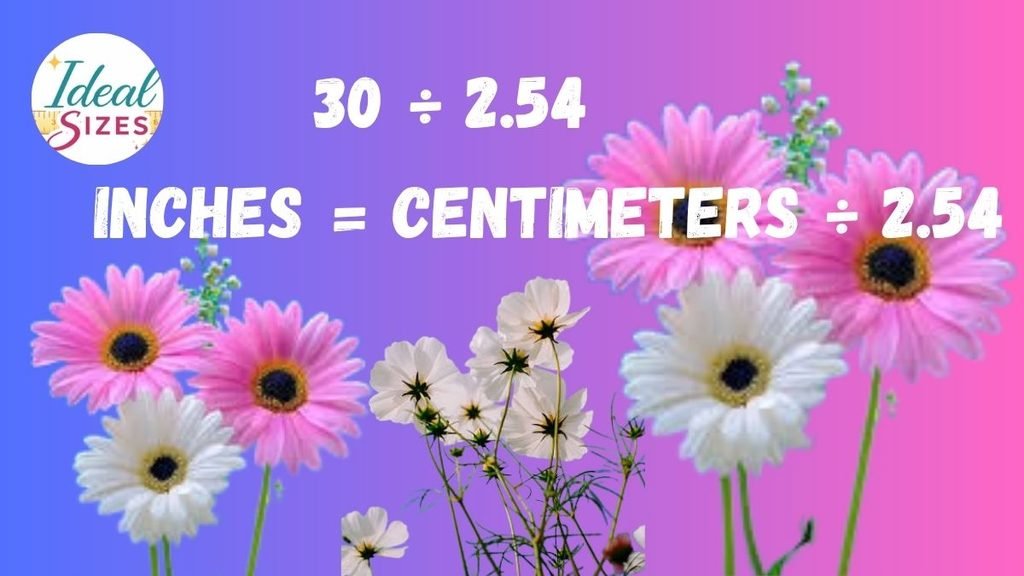 30 cm to Inches Conversion Formula