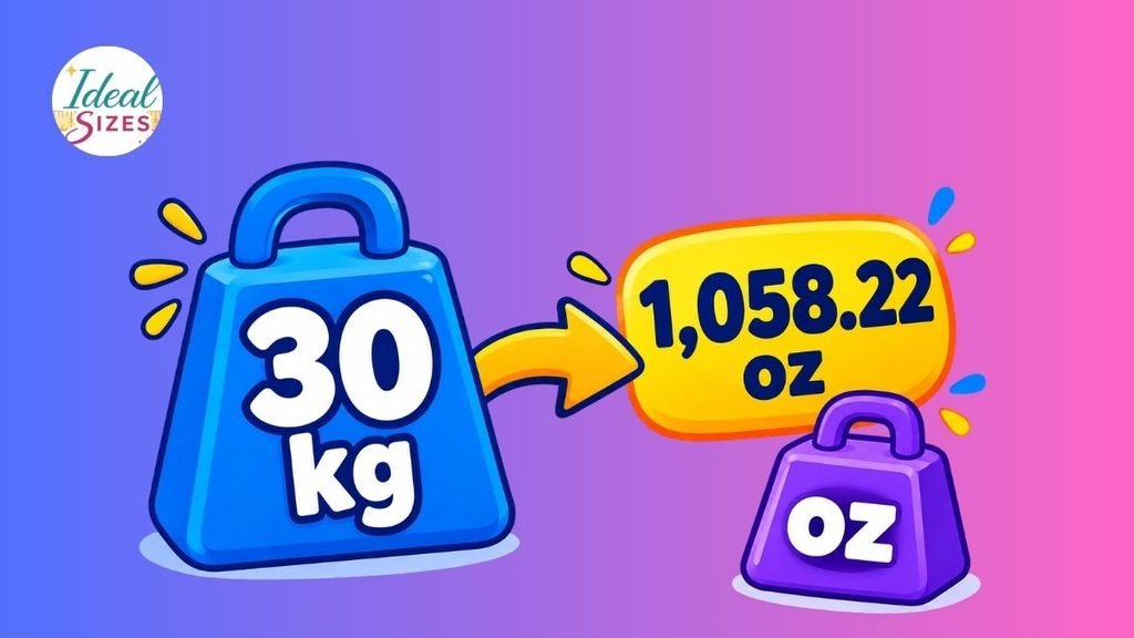 30 kg to Ounces